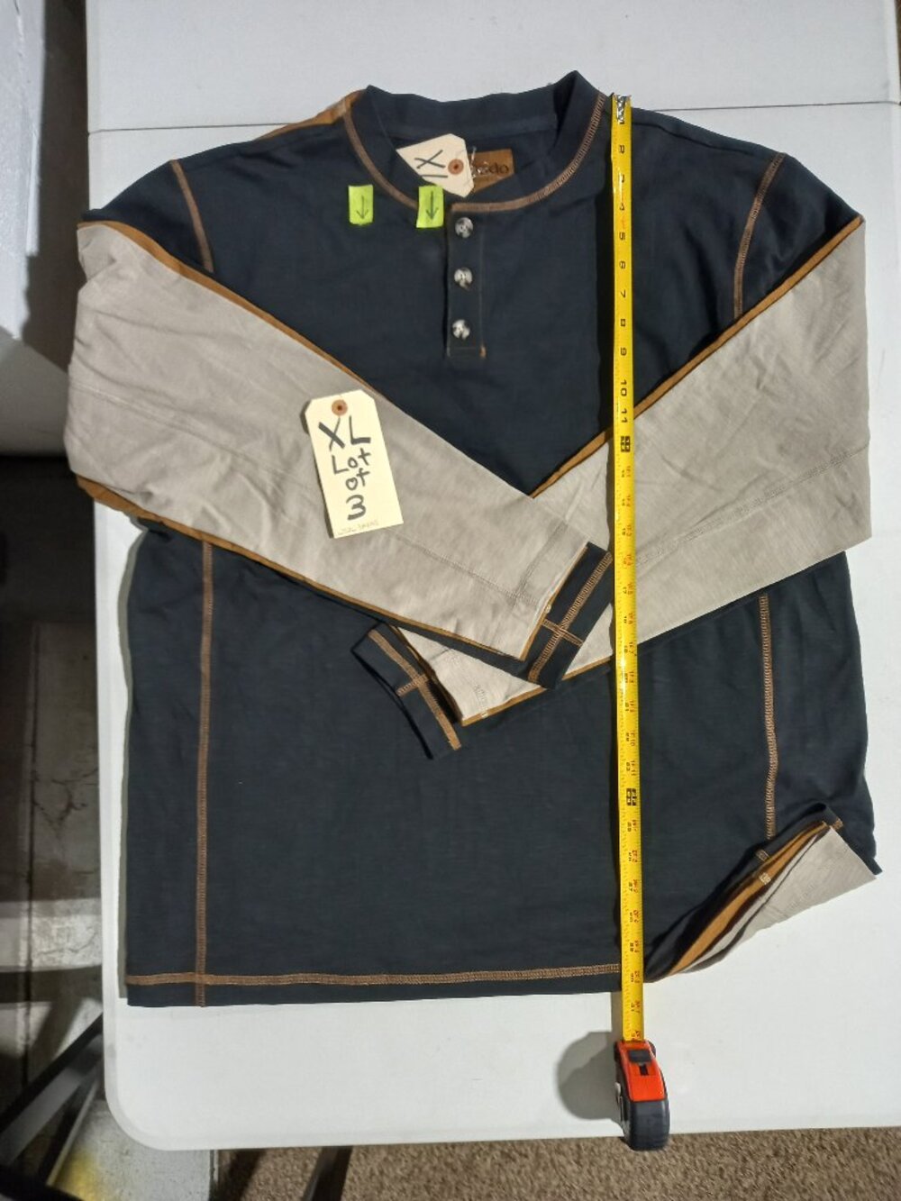 3-Long Sleeve Henleys | XL - Picture 12 of 13
